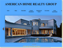 Tablet Screenshot of americanhomerealtygroup.com